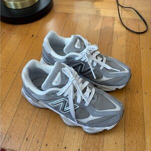 New Balance Gray and White Athletic Shoes 9060